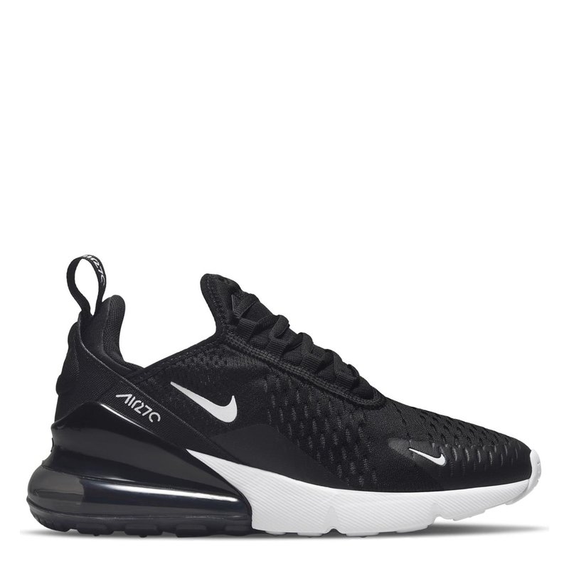 Nike Air Max 270 React Junior Trainers Black White 96.00