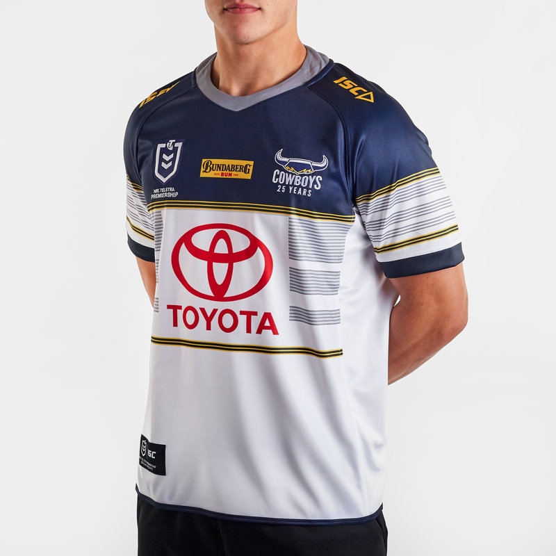 ISC North Queensland Cowboys NRL 2020 Home S/S Rugby Jersey White