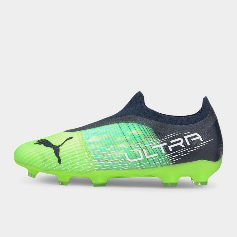 green and black puma boots